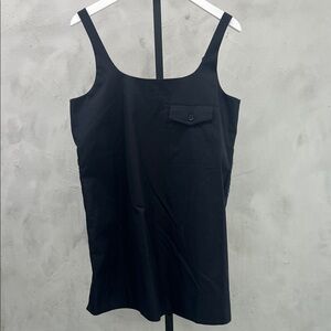 Lee Mathews Black Mini Dress